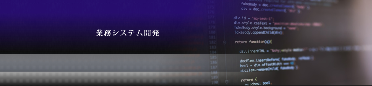 業務システム開発